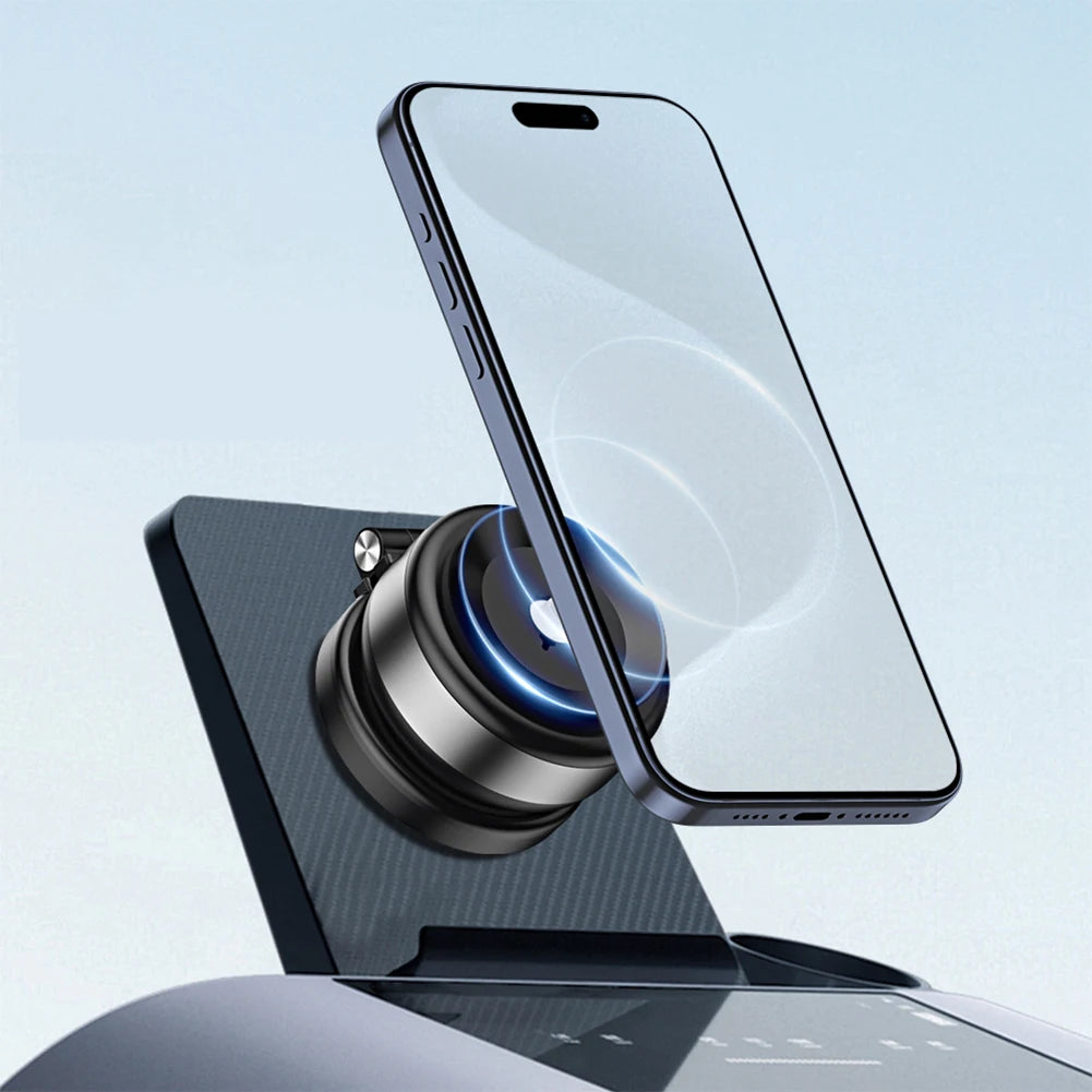 2024 New CZ07 Vacuum Car Phone Holder For iPhone Samsung Xiaomi Magnetic Suction Cup Phone Mount Universal Folding Phone Stand