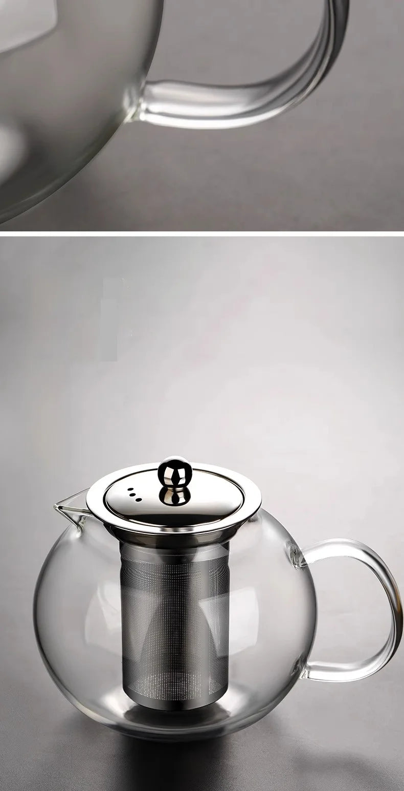 and Luxurious elegant teapot your addition tea-drinking a stunning experience. to your to Add collectio modern elevate glass and