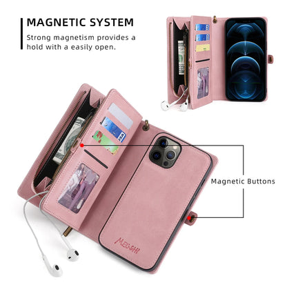 Wallet PU Leather Phone Case Cover For iPhone 14 13 12 11 Pro Max 6 6S 7 8 Plus X XS XR XS Max SE 2020 2022