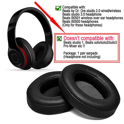 Earpads For Beat Studio 3 3.0 Ear Pads Studio3 Headphone Replacement Pads Studio2 Ear Cushions Earpads Headset Foam Pad