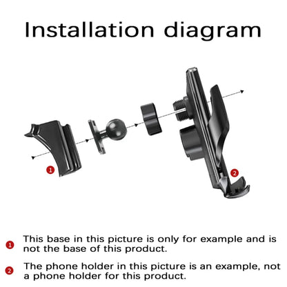 For AUDI Q3 2013 2014 2015 2016 2017 2018 Car Phone Holder Special Fixed Bracket Base Wireless Charging Interior Accessories