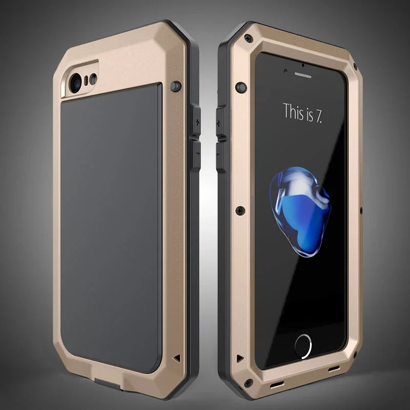 Armor Metal Aluminum Shockproof Case for iPhone 16 15 Pro Max iPhone 16 15 Plus 15 Pro Outdoor Military Phone Cover