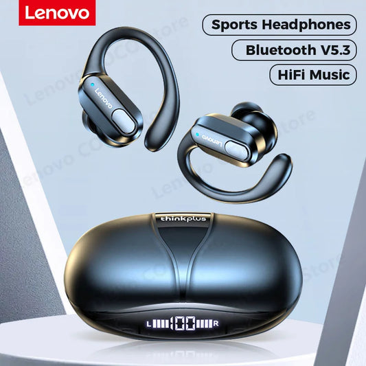 Lenovo XT80 True Wireless Bluetooth Headphones Sports Earphones TWS Waterproof Headset LCD Power Display Noise Reduction Earbuds