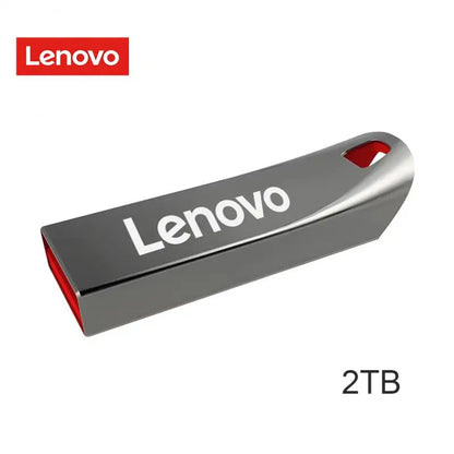 Lenovo Metal U Disk 2TB Portable Pen Drive 1TB High Speed USB 3.0 Type-C Interface Waterproof 1TB 512GB Memoria Usb Flash Disk