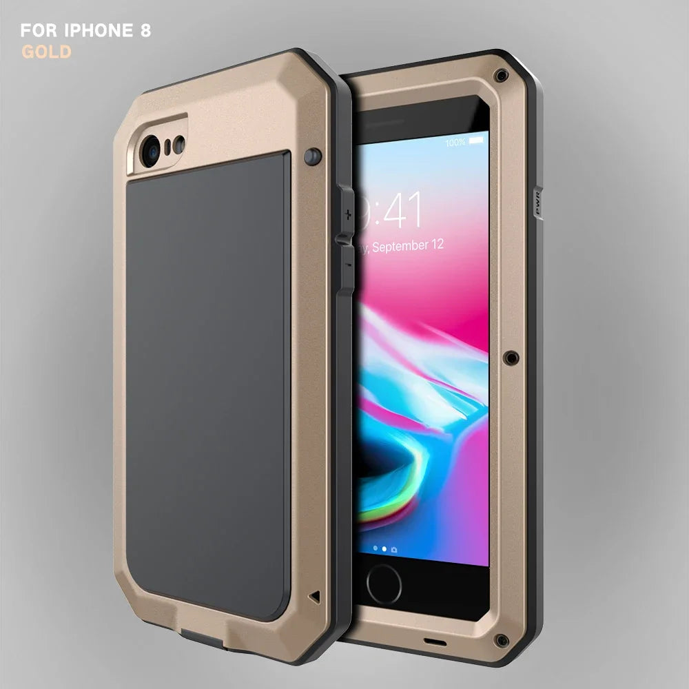 Armor Metal Aluminum Shockproof Case for iPhone 16 15 Pro Max iPhone 16 15 Plus 15 Pro Outdoor Military Phone Cover