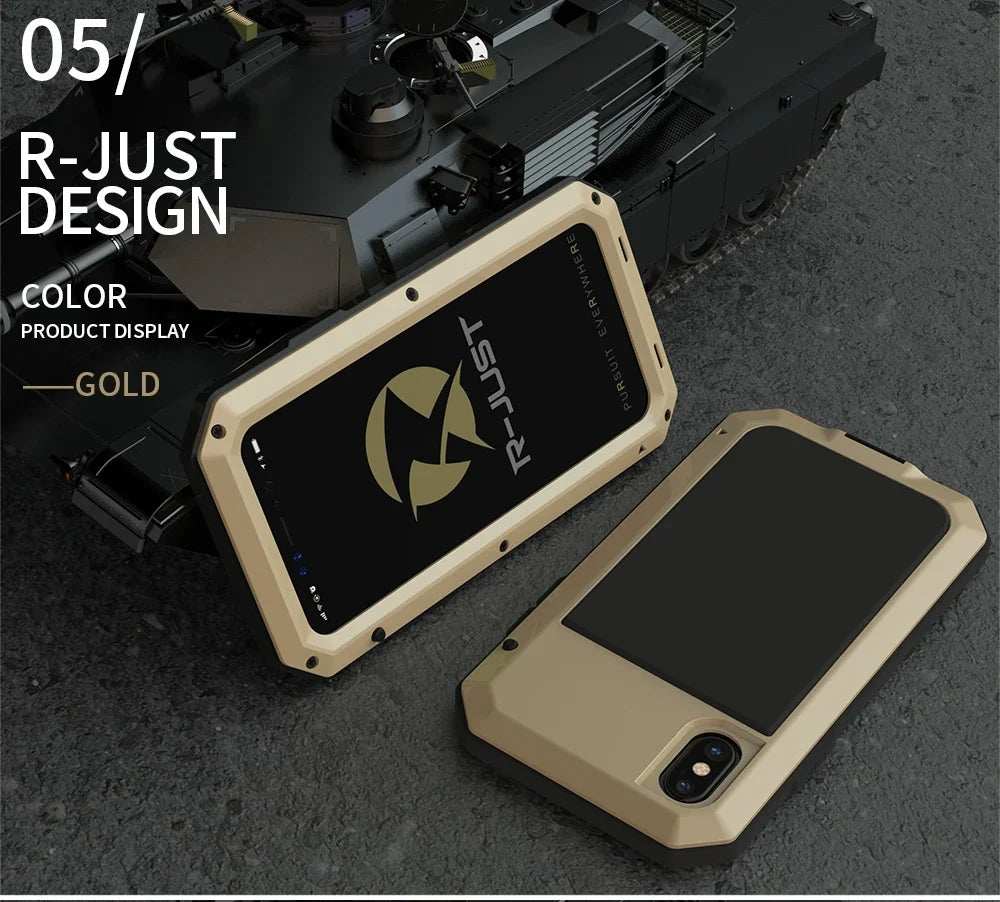 Armor Metal Aluminum Shockproof Case for iPhone 16 15 Pro Max iPhone 16 15 Plus 15 Pro Outdoor Military Phone Cover