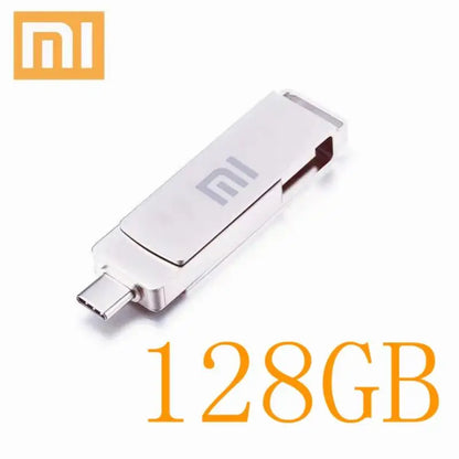 Xiaomi 2TB USB Flash Drive 256G Type C Pendrive OTG Memory Stick 64G 512GB High Speed USB Drive 1TB Pen Drive Gift With Key Ring