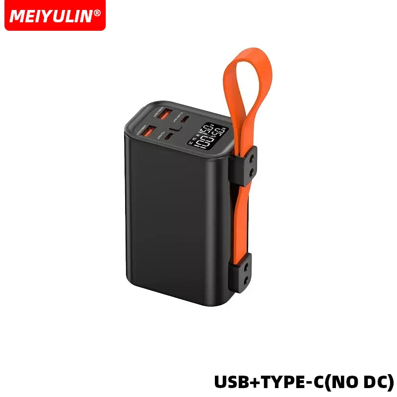 60000mAh 100W Power Bank Station Portable Fast Charging USB C External Spare Battery Large Capacity Powerbank For Laptop iPhone