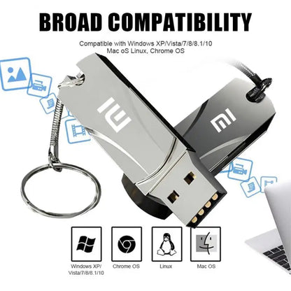 Xiaomi 16TB U Disk Mini Pen Drive USB Memory New USB Flash Drives 8TB 2TB TYPE C High Speed Usb 3.1 Waterproof Pendrive Metallic