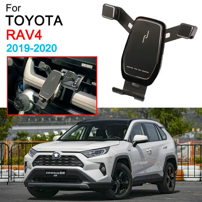 For Toyota RAV4 Accessories 2019 2020 2021 2022 Gravity Car Phone Holder Dedicated Air Vent Mount Clip Clamp Mobile Phone Holder