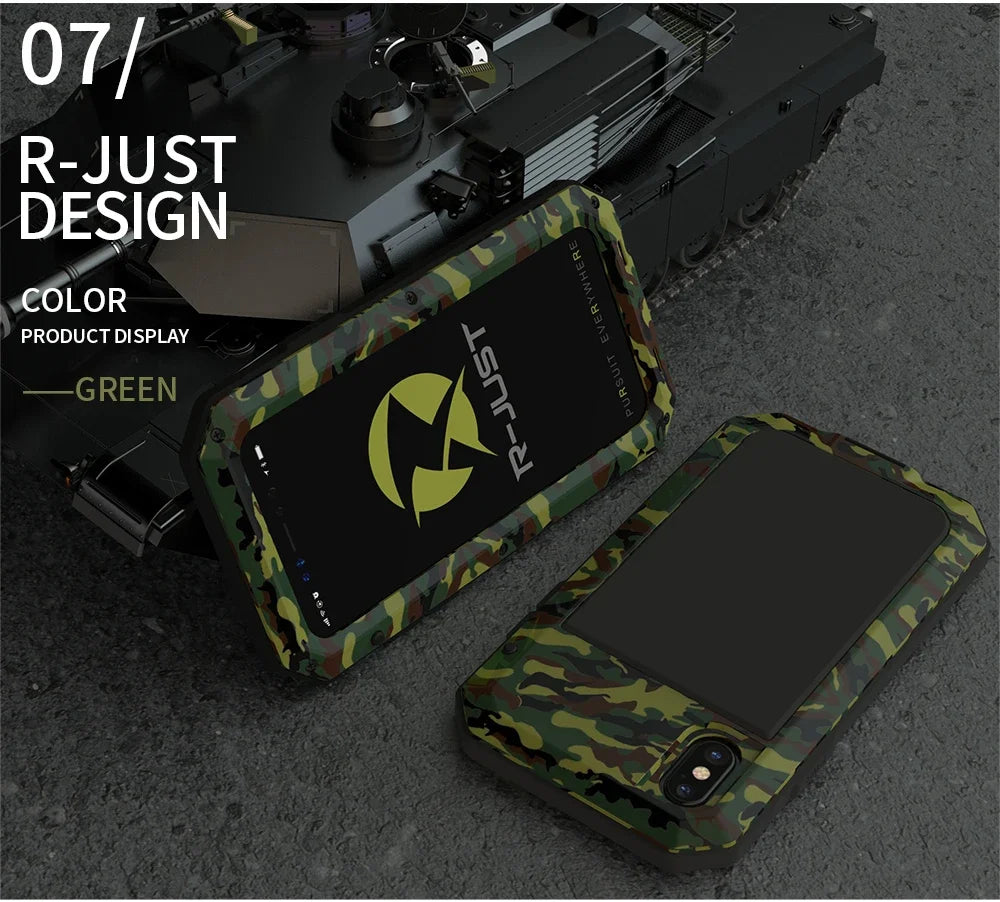 Armor Metal Aluminum Shockproof Case for iPhone 16 15 Pro Max iPhone 16 15 Plus 15 Pro Outdoor Military Phone Cover