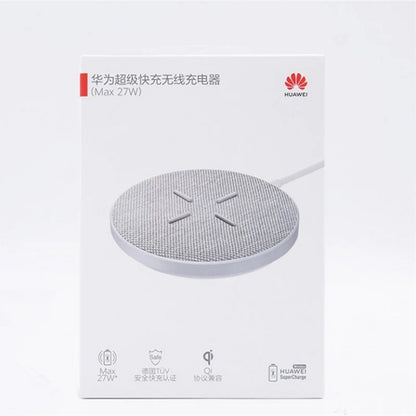 Huawei Wireless Charger Max 27W CP61 Super Charge For Huawei Qi Standard Charge For iPhone 15/14/13/12/11 Series