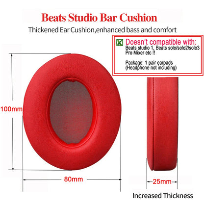 Earpads For Beat Studio 3 3.0 Ear Pads Studio3 Headphone Replacement Pads Studio2 Ear Cushions Earpads Headset Foam Pad