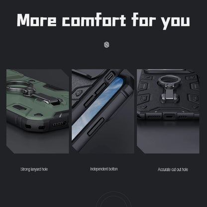 for iPhone 14 Pro Max Case For iPhone 14 Plus NILLKIN CamShield Armor Pro Magnetic Case Slide Camera Case With Ring Kickstand